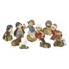 Figurky svaté rodiny a tří králů, barevné, malé