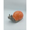 velký šnek  30cm oranžový