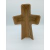 KRUCIFIX DŘEVO 3D (Q606)