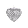 Závěsné srdce stříbrné