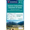 KOM 625 SEXTNER DOLOMITEN TUR.MAPA 1:25T