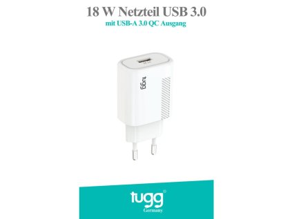 Tugg 18W USB 3.0 with USB-A output