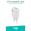 Tugg 25W PD-Dual with Type-C and USB-A output