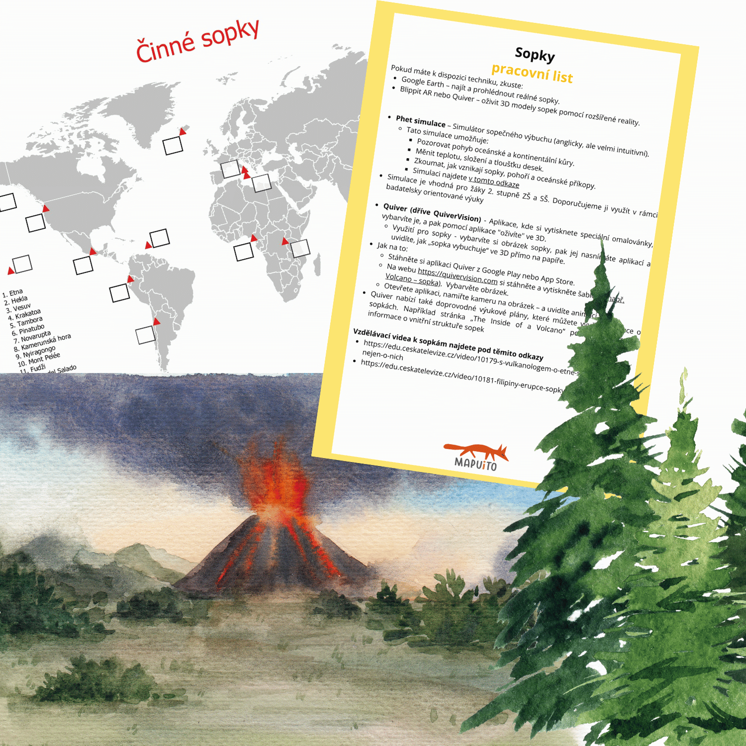 Poznáváme činné sopky