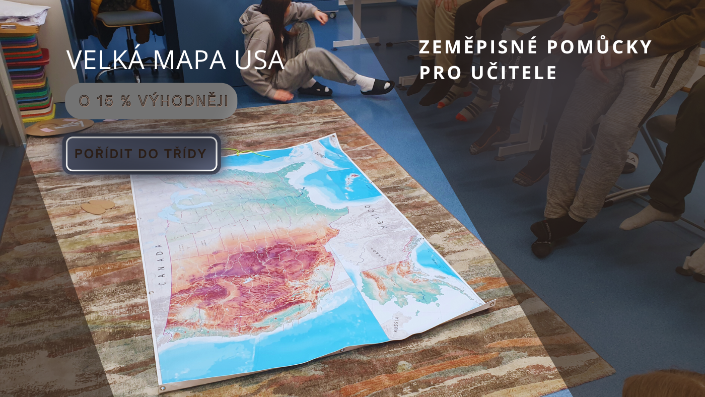 Velká školní mapa usa o 15 % výhodněji pořídit do třídy MAPUiTO