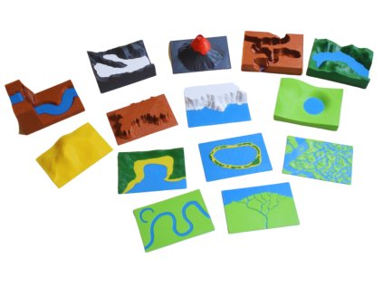 Tvary krajiny do zeměpisu