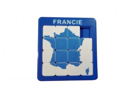 puzzle Francie zeměpis