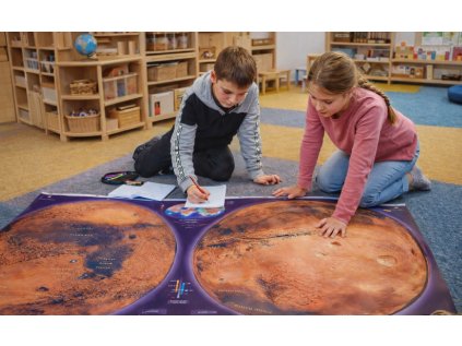 velká mapa marsu školní