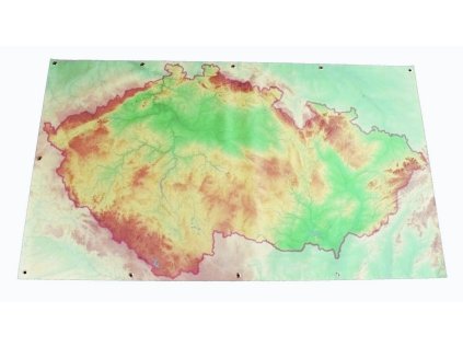 Velká mapa Česka do třídy