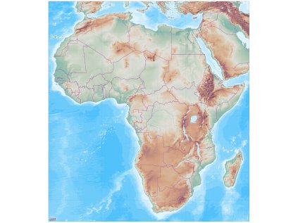 Velká mapa Afriky