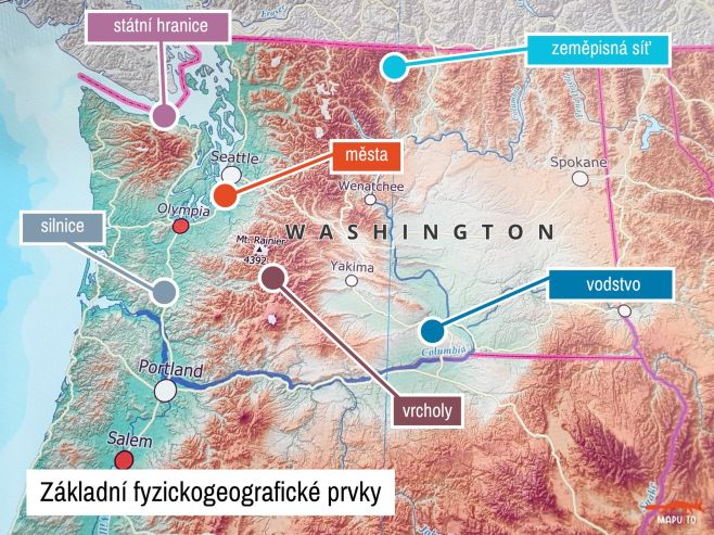 Velká mapa USA 🤠 nabízí detailní pohled na Spojené státy v rozměrném formátu, který je ideální pro skupinovou práci,...