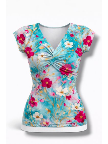 TOP růžový květ...