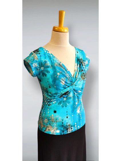 TOP zelenomodrý květ...