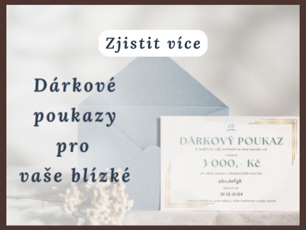 Dárkové poukazy pro vaše blízké.