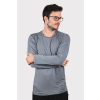 Bambusové triko WAYO s dlouhým rukávem šedá (Velikost XXL)