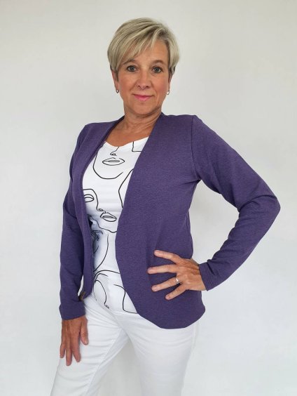 Dámský blejzr fialový melír