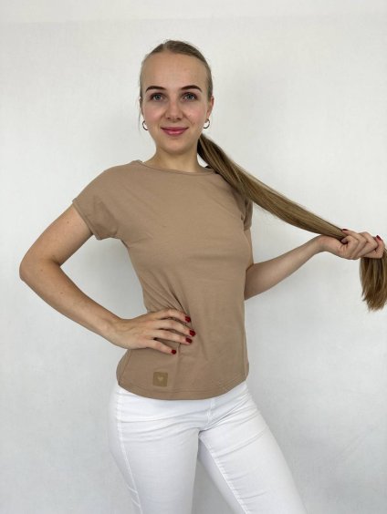 Dámské tričko Adéla béžové