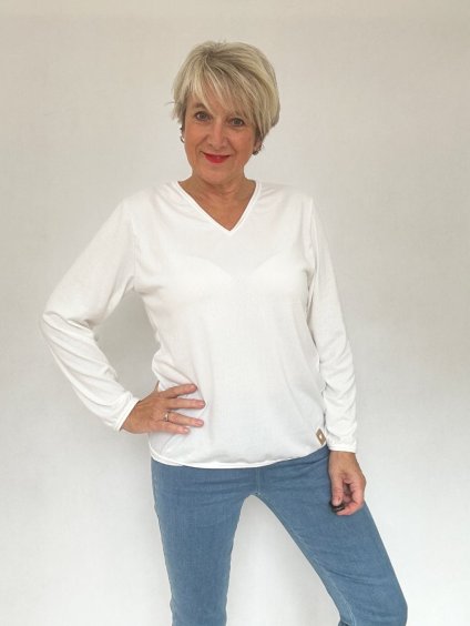 Dámský svetřík Rita bílý