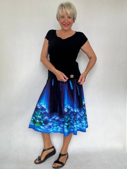 Dámská půlkolová sukně Blanka