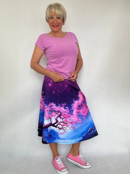 Dámská půlkolová sukně Blanka