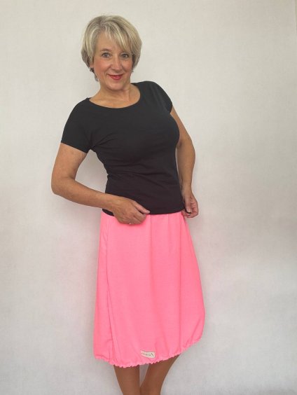 Dámská sukně Lea fluo růžová