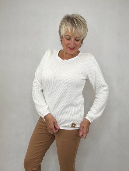 Dámské svetřík Rita bílý