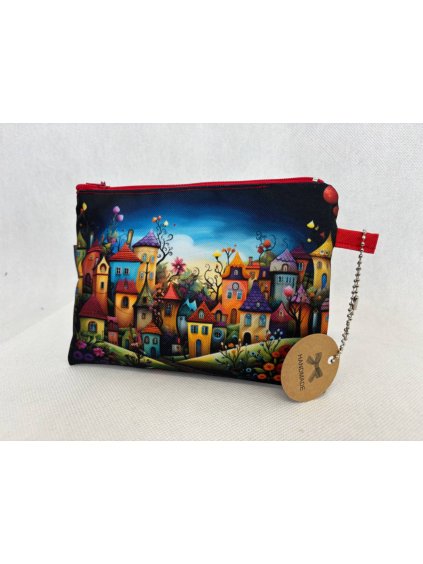Kosmetická taštička domky (malá)