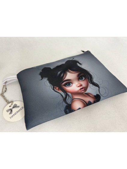 Kosmetická taštička černá dívka (malá)