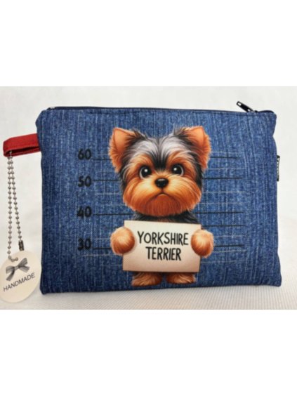 Kosmetická taštička Jorkšír (malá)