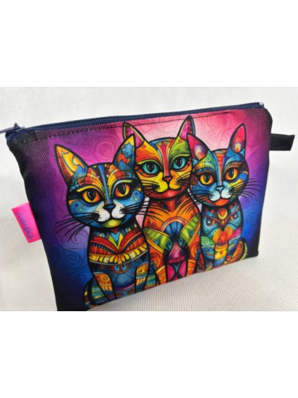 Kosmetická taštička tři kočky (malá)