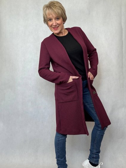 Dámský kardigan Aida bordó