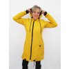 Softshellový kabát žlutý