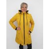 Softshellový kabát žlutý
