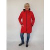 Softshellový kabát červený