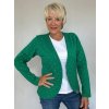 Dámský blejzr zelený s bílými puntíky