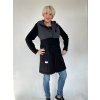 Dámský kabátek Erika šedo-černý