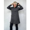 Dámský kabátek Erika šedý melír