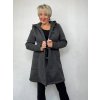 Dámský kabátek Erika šedý melír