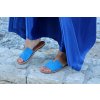 kozene slapky paros modra farba 1