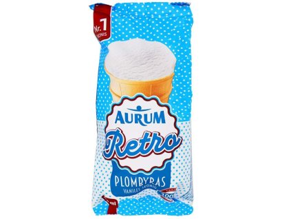 AURUM zmrzlina PLR Retro vanilková 130ml/70g 1/40