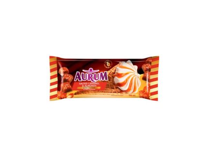 AURUM Vanilková zmrzlina slaný karamel a karamelizované mandle 150ml/98g 1/21