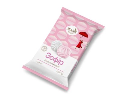 Sefír Žako Bílo-růžový 350g 1/10