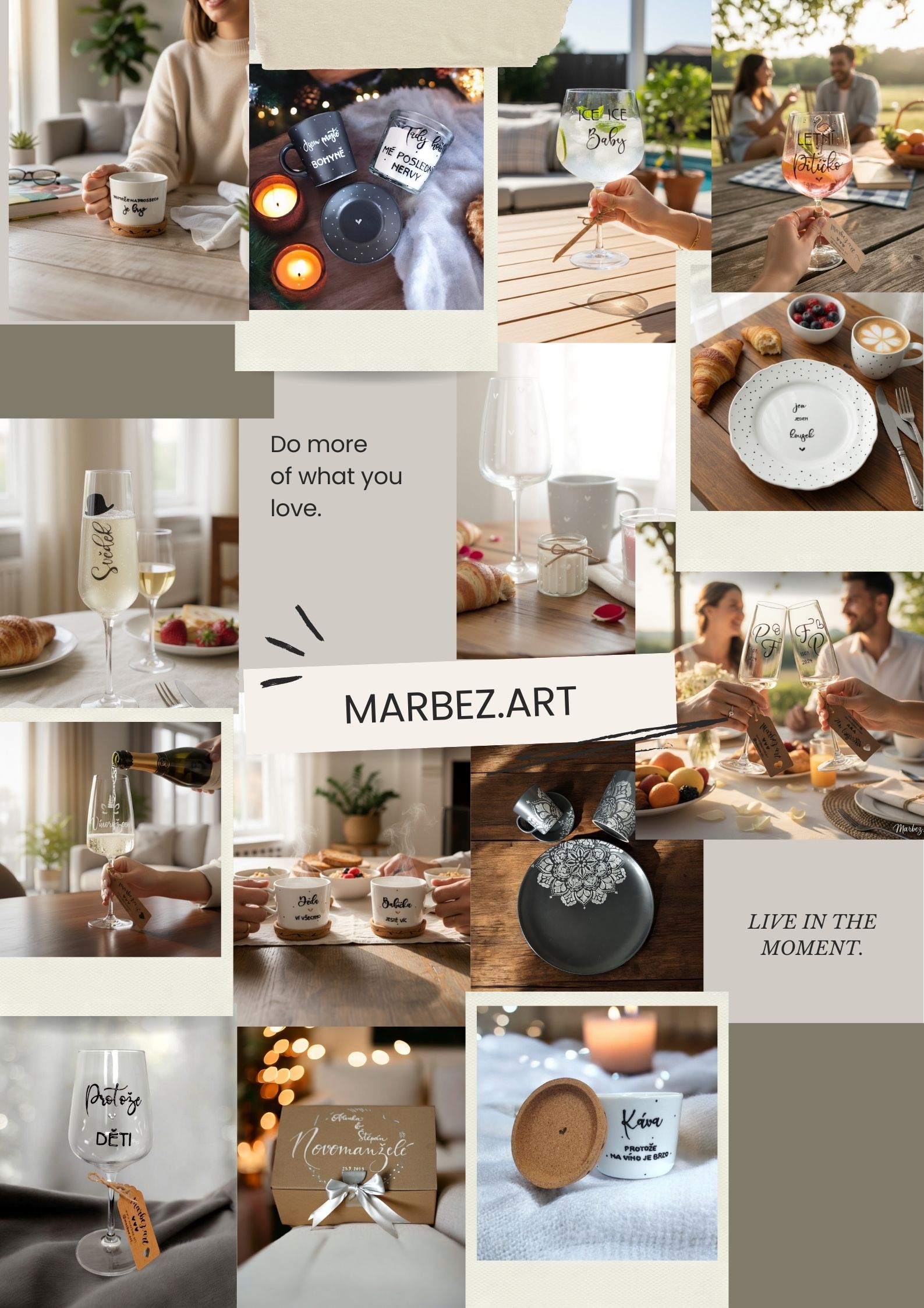 Ručně malované nádobí skladem