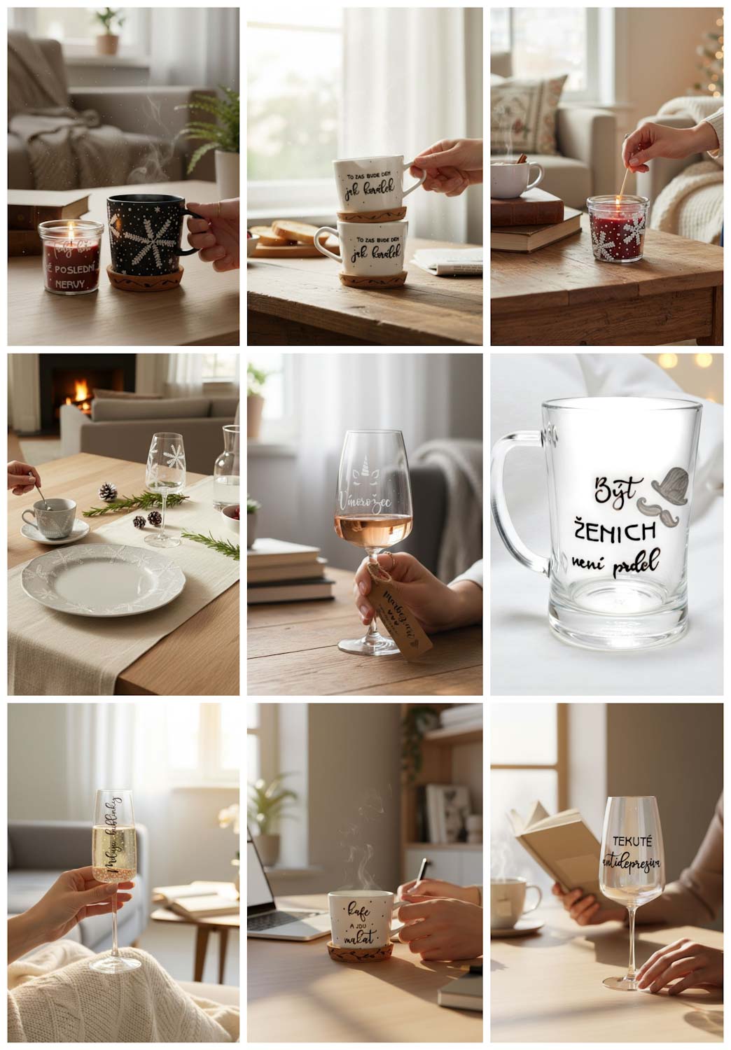 Ručně malované nádobí skladem