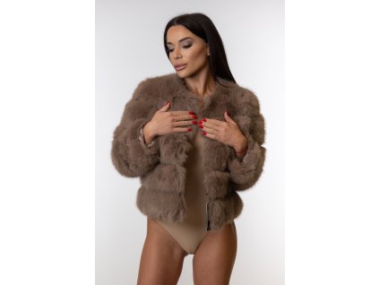 Umelý kožuch "KHAKI"