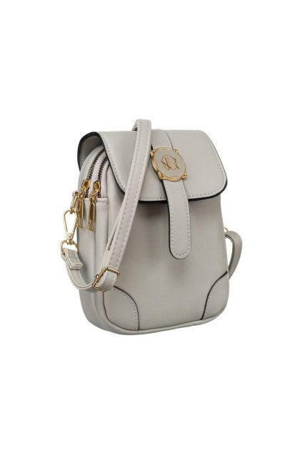 Kabelka malá přes rameno šedá