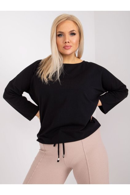 pol pl Czarna damska bluzka bawelniana plus size Sandy 361496 8