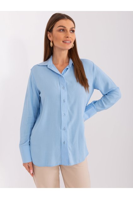 pol pl Hurt Jasnoniebieska klasyczna koszula z kolnierzem 404584 3
