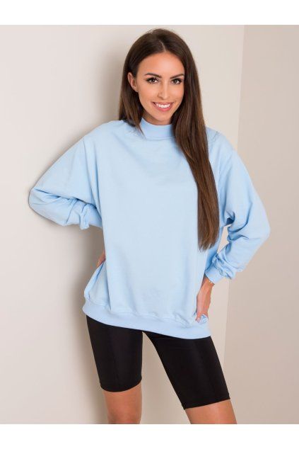 Světle modrá mikina Twist