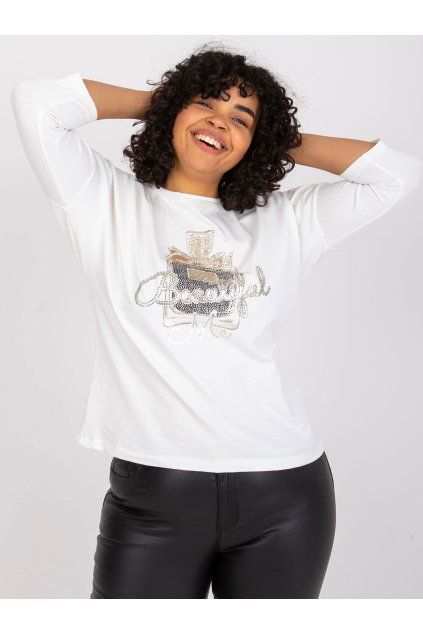 Béžová halenka Parfém Chic